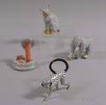 Herend Porcelain Bobcat Monkey Cobra and Gorilla