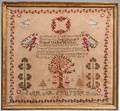 Framed Needlework Sampler Sarah Spupper