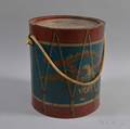 Patriotic Lithographed Tin Toy Drum