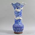 Blue and White Export Porcelain Umbrella Stand