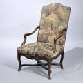 Louis XIV Tapestrycovered Carved Armchair