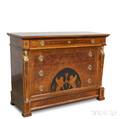 French Empirestyle Ormolumounted Marquetry Walnut Bureau