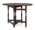 Rare Philadelphia William  Mary walnut gateleg table ca 1700