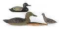 Two carved and painted duck decoys