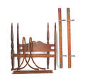 New England Sheraton maple canopy bed ca 1815