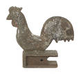 Cast iron rooster mill weight 19th c