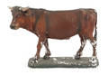 Painted plaster bull ca 1900
