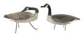 Pair of carved and painted Canada goose decoys early 20th c