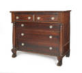 Empire mahogany chest of drawers
