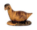 Pennsylvania redware goose rattle 19th c