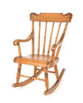 Painted childs rocker