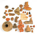 Collection of South American pottery and shards