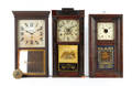 Three Empire mantle clocks