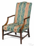 Federal mahogany lolling chair ca 1795