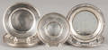 Set of six International sterling silver bread plates