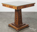 Elaborate parquetry table