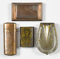 Four miscellaneous match vesta safes