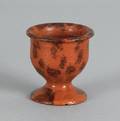 Pennsylvania redware egg cup 19th c