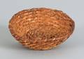 Diminutive Pennsylvania rye straw basket 19th c