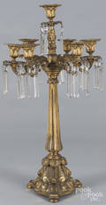Gilt bronze candelabrum