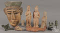Egyptian artifacts composed of clay
