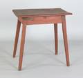 Pennsylvania painted pine workstand early 19th c