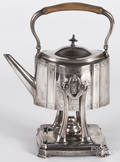 Tiffany  Co sterling silver kettle on stand