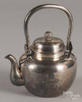 Chinese silver teapot