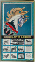 Modern poster for carousel figures