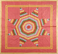 Pennsylvania lone star quilt ca 1880
