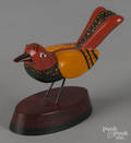 Don Noyes carved and painted bird