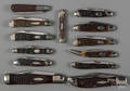 Thirteen assorted pocket and folding knives
