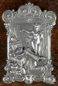 Sterling silver match vesta safe
