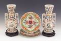 Pair of Chinese porcelain urns