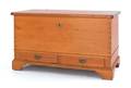 Pennsylvania Chippendale pine blanket chest