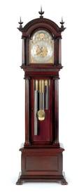 Mahogany tall case clock
