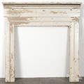 Painted pine mantel