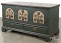 Pennsylvania painted pine dower chest