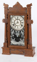 Gilbert walnut Prince mantel clock
