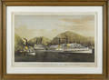 Currier  Ives lithograph titled