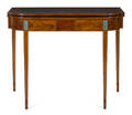 Baltimore Hepplewhite mahogany card table ca 1800