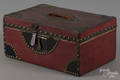 Painted hide covered box