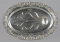 Whiting sterling silver well and tree platter