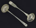 Two American coin silver ladles early 19th c