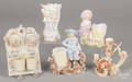 Five bisque figures