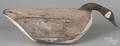 Carved and painted Canada goose field decoy