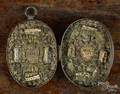Continental brass locket