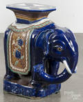 Export porcelain elephant garden seat