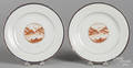 Pair of Chinese export porcelain plates