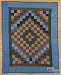 Pieced Amish youth quilt